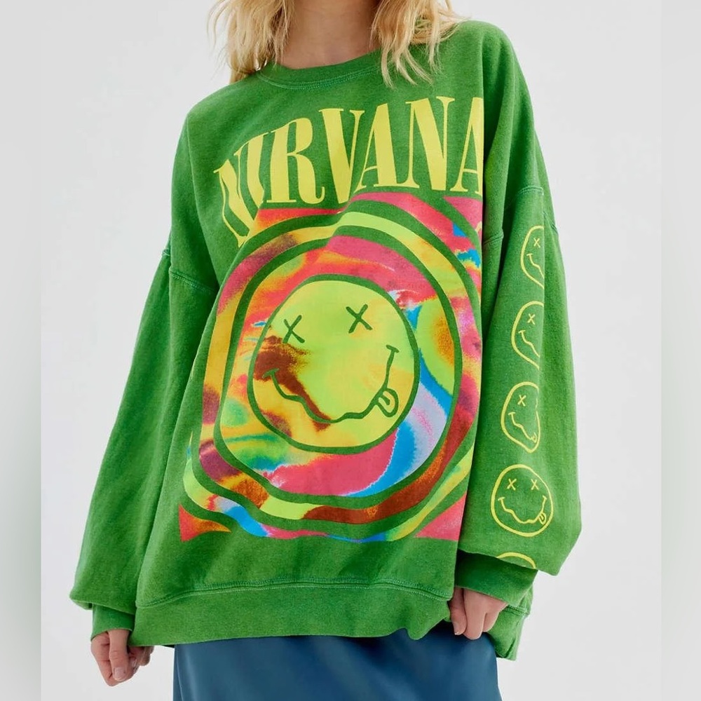 Green Nirvana Sweatshirt